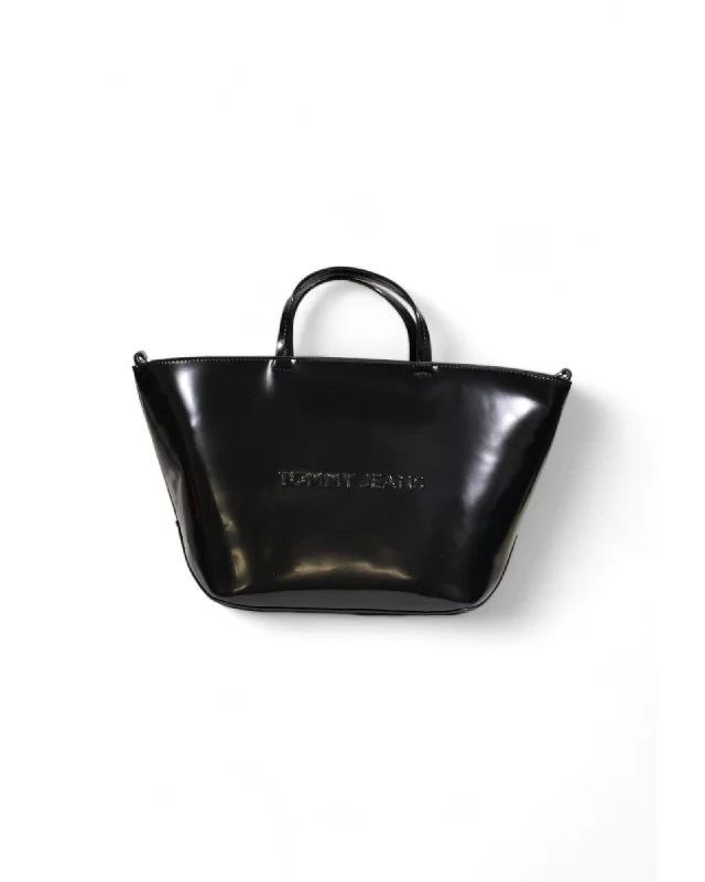 Tommy Hilfiger  Tommy Jeans Shiny Tote Bag Black