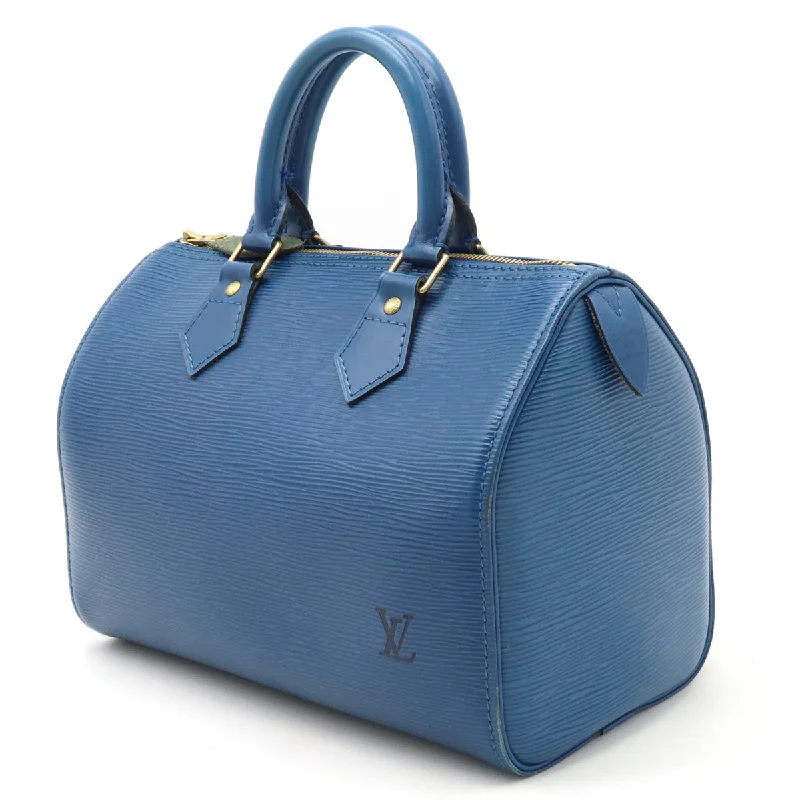 Louis Vuitton Blue Epi Speedy 25 Handbag M43015