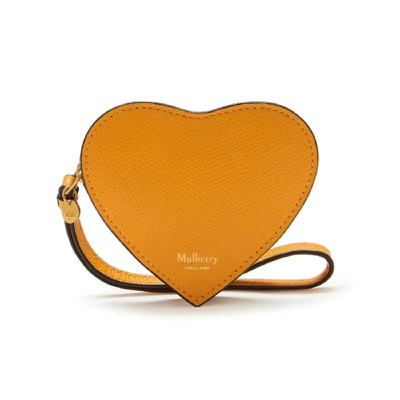 Mulberry Heart Coin Zip Purse