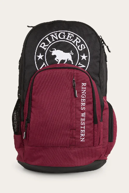 Holtze Backpack - Burgundy/Black