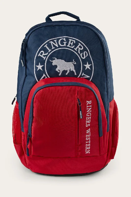 Holtze Backpack - Navy/Red