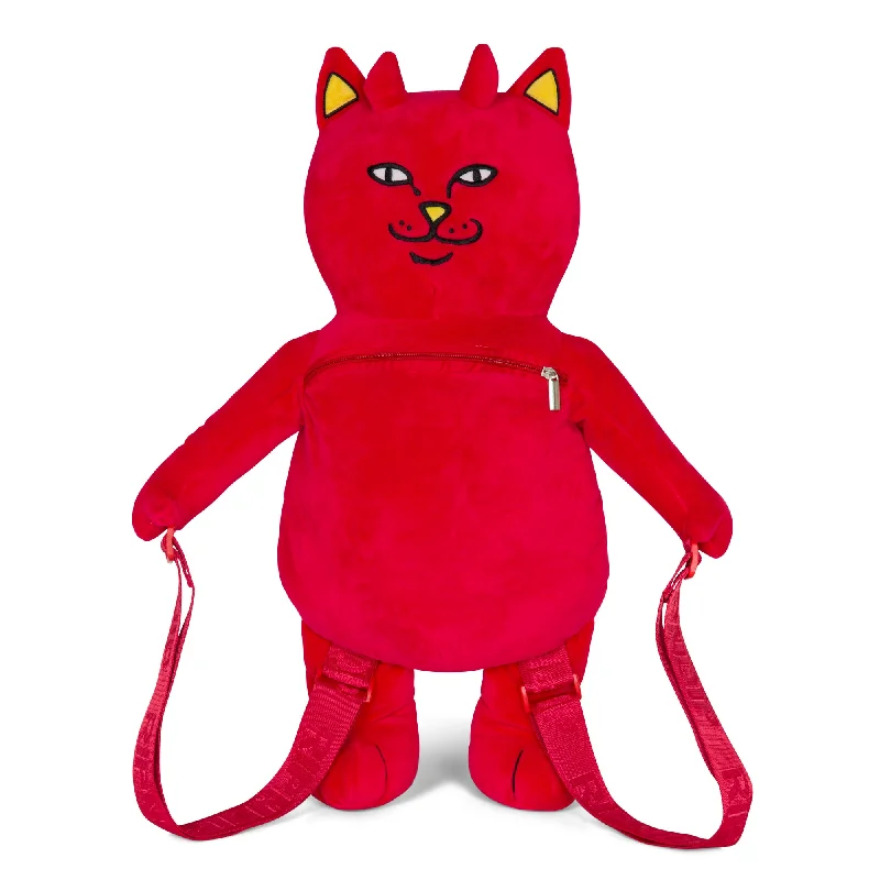 Lord Devil Plush Backpack  (Red)