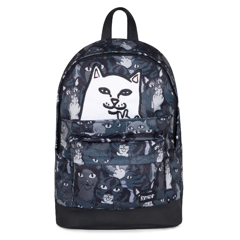 Lord Nermal Family Tree Backpack (Black)