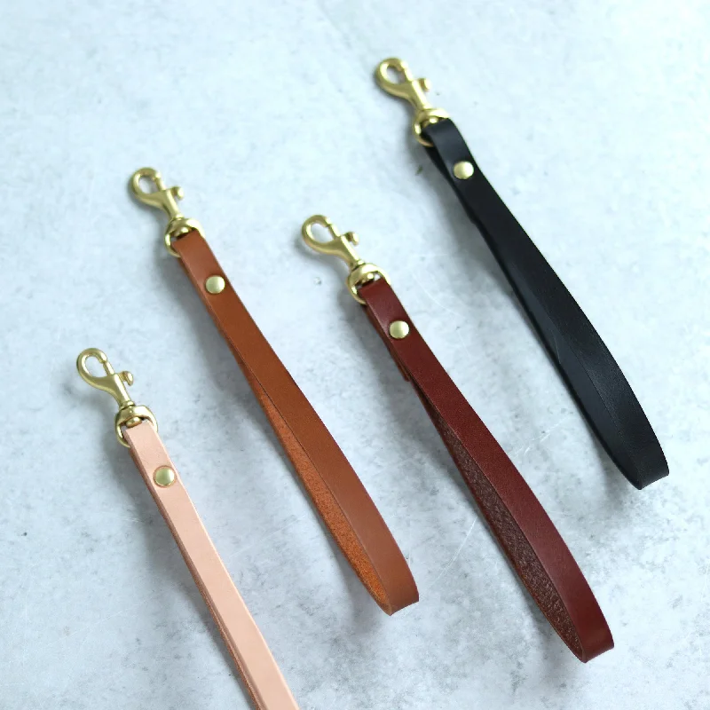 Leather Wrist Strap for Clutch Bags