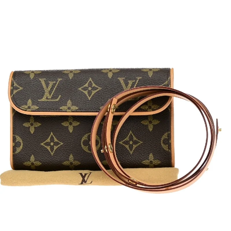 Louis Vuitton Pochette Florentine  Canvas Clutch Bag (Pre-Owned)