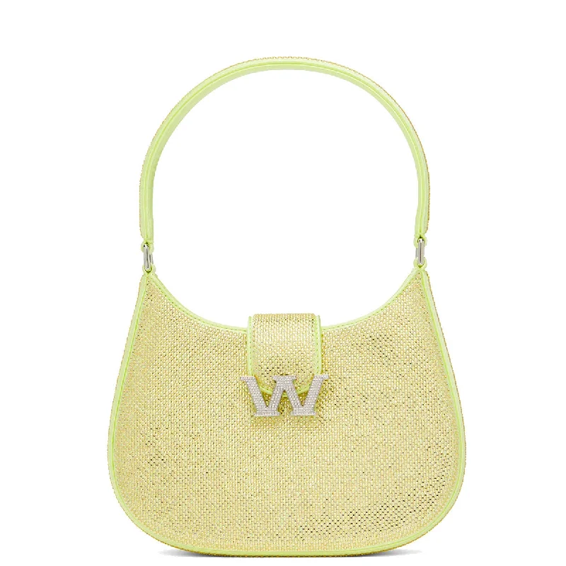 Legacy Sequins Small Hobo, Lemon