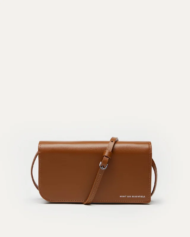 Arch Smooth Leather Wallet On Strap