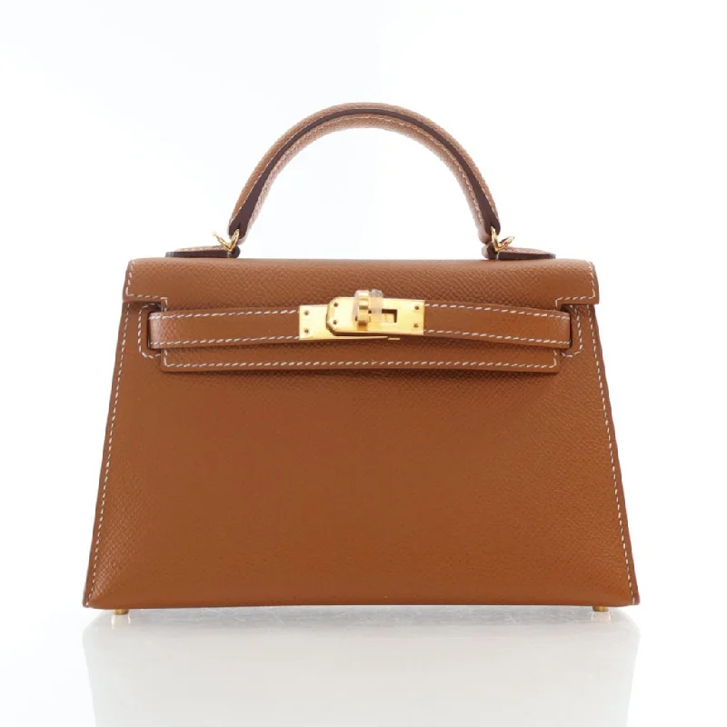 Hermes Mini Kelly Gold Epsom