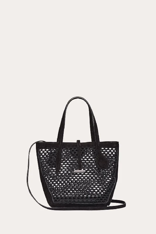 Sprout Tote Mini Black Crochet - 30% off