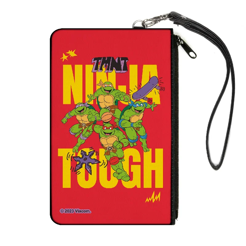 Canvas Zipper Wallet - LARGE - Teenage Mutant Ninja Turtles NINJA TOUGH Group Pose Red/Yellow