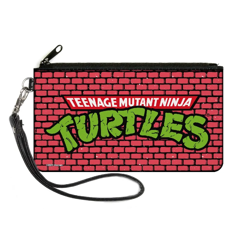 Canvas Zipper Wallet - LARGE - TEENAGE MUTANT NINJA TURTLES Brick Title Logo