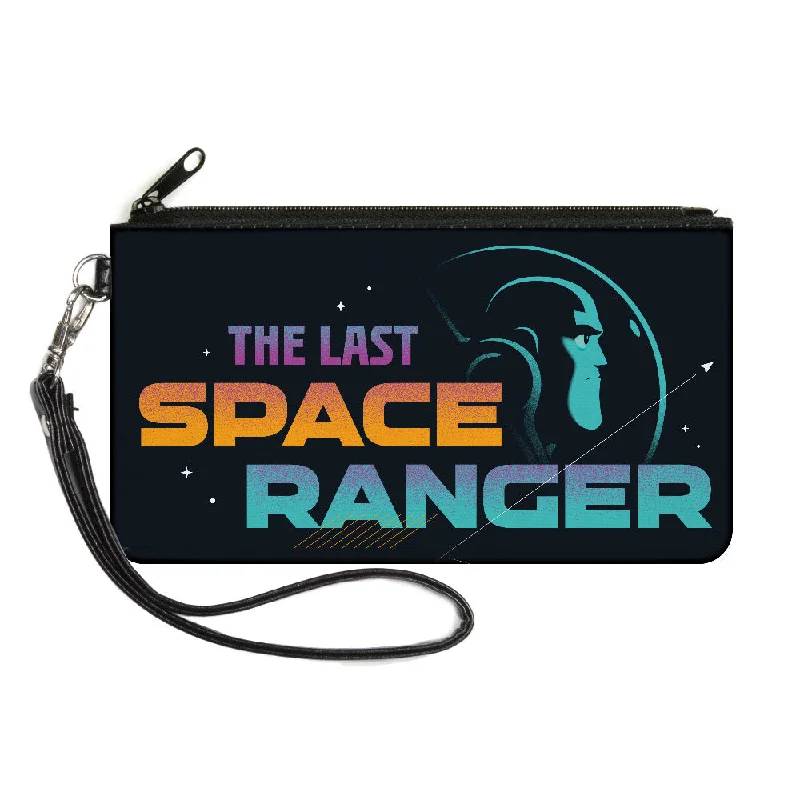 Canvas Zipper Wallet - SMALL - Lightyear Buzz THE LAST SPACE RANGER Pose Navy Multi Color