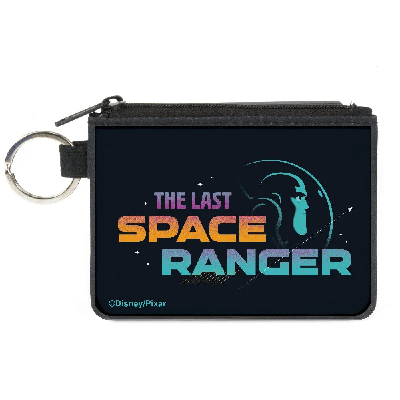 Canvas Zipper Wallet - MINI X-SMALL - Lightyear Buzz THE LAST SPACE RANGER Pose Navy Multi Color