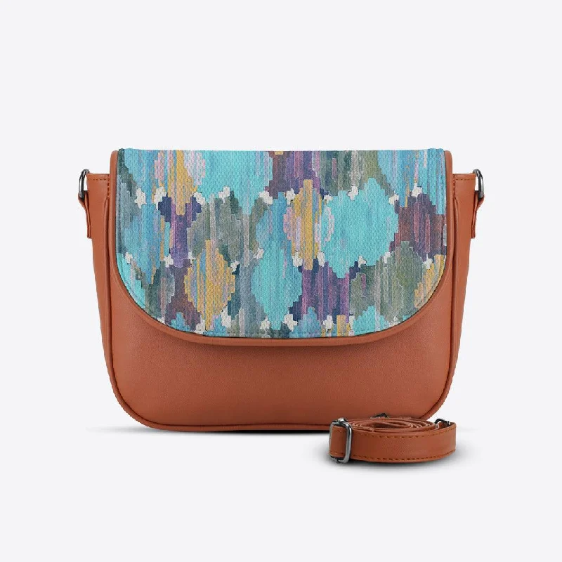 Havana Messenger Crossbody Iris ikat