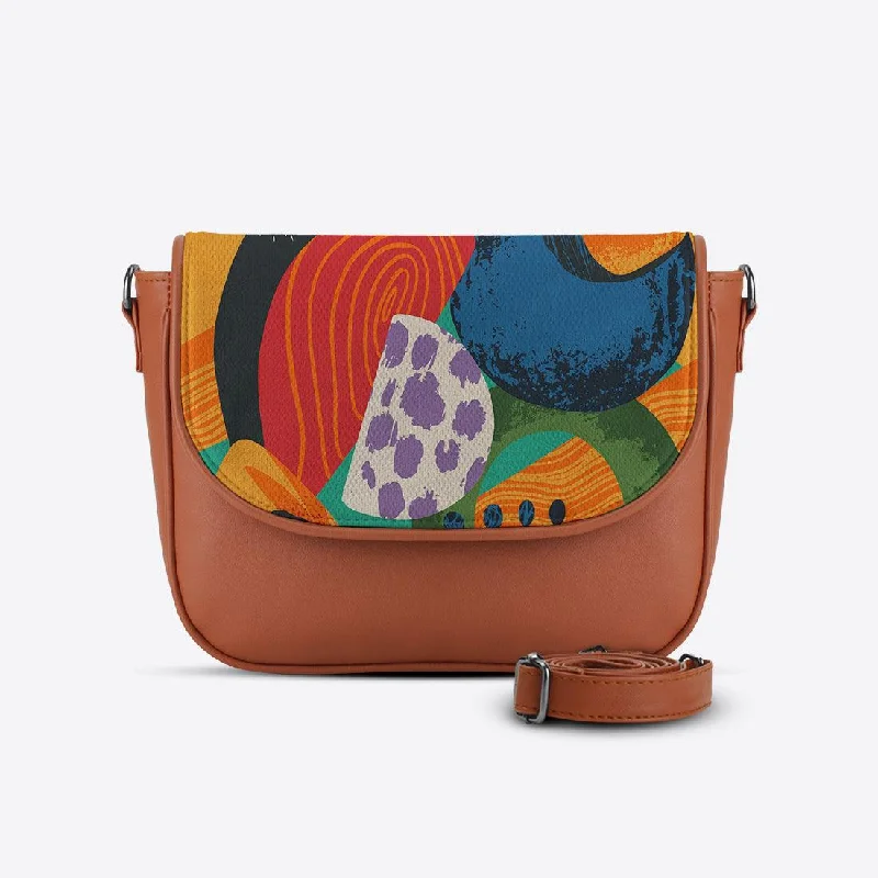 Havana Messenger Crossbody Mix Art