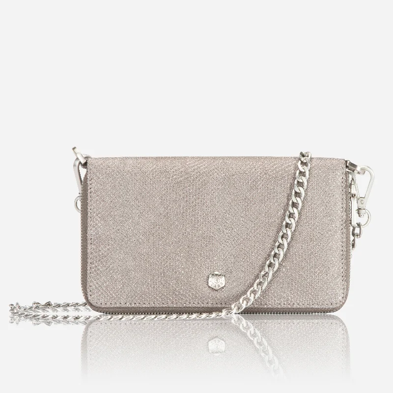 Jekyll & Hide Paris Chain Purse Ladies Handbag, Grey