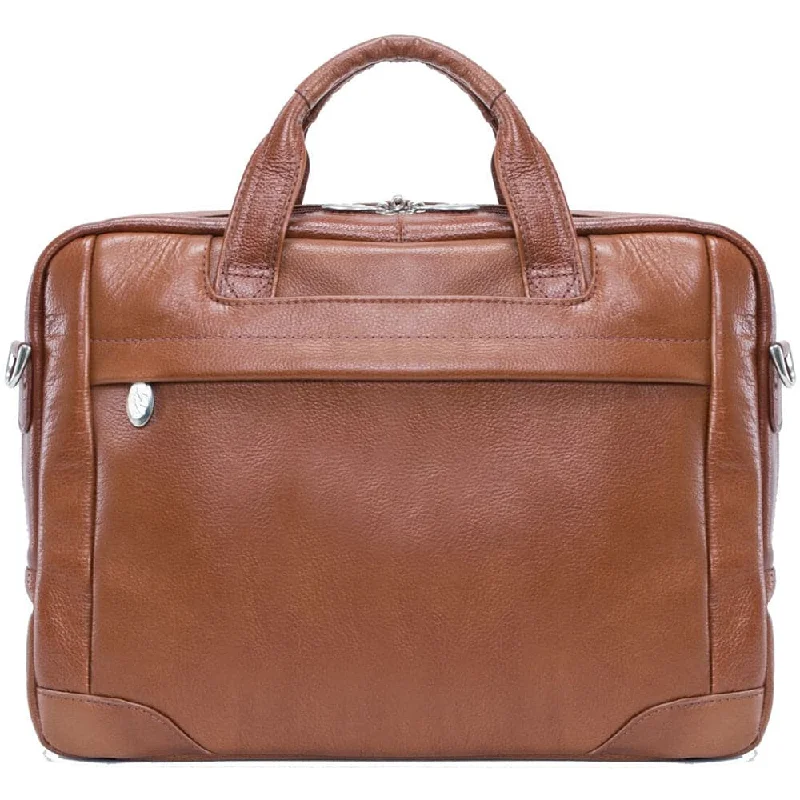 McKlein Bronzeville 15.4" Leather Medium Laptop Briefcase