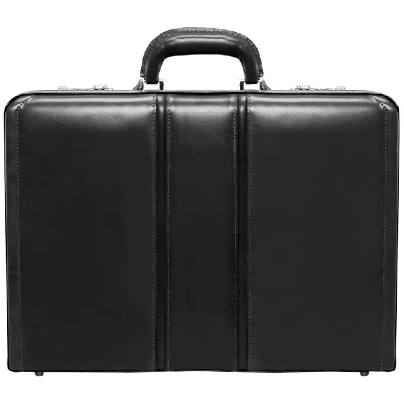 McKlein USA Daley 3.5" Leather Attache Briefcase