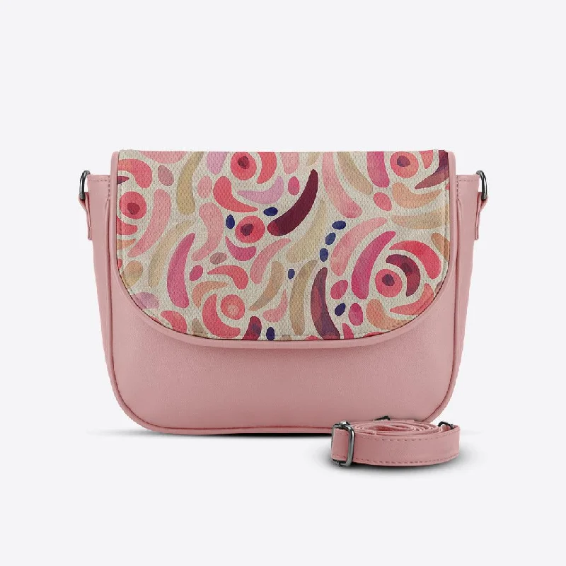 Rose Messenger Crossbody Spotted