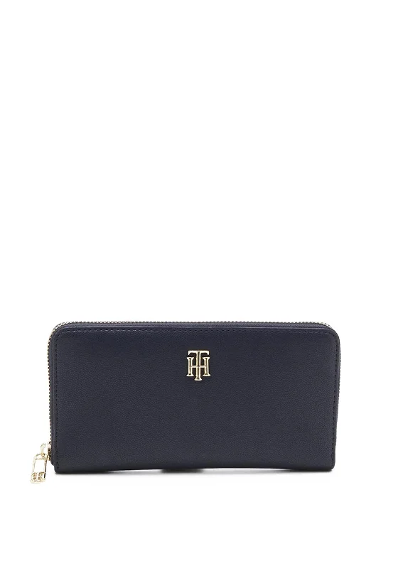 Tommy Hilfiger TH Timeless Large Wallet, Navy