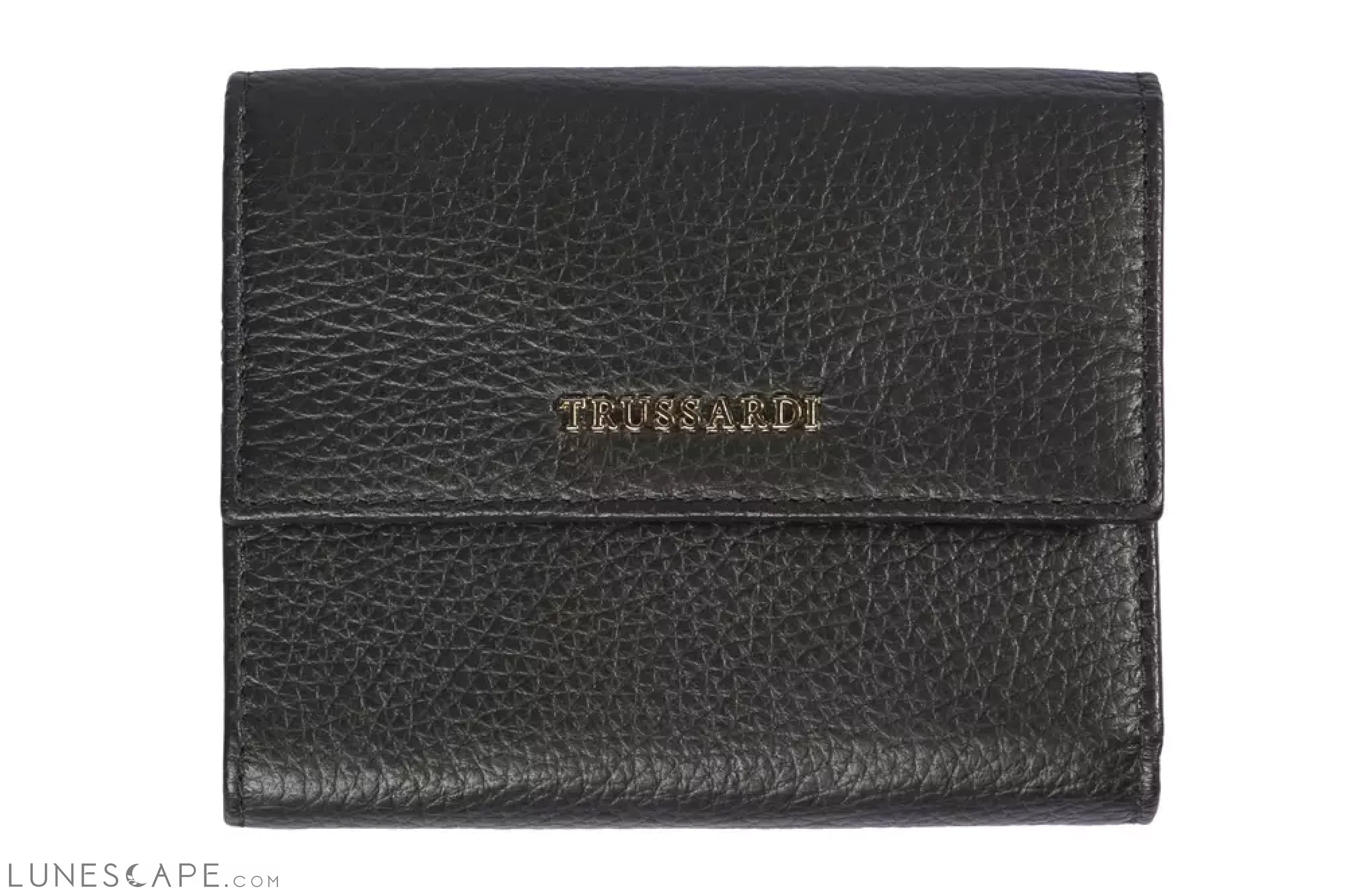 Trussardi Black Leather Women Wallet