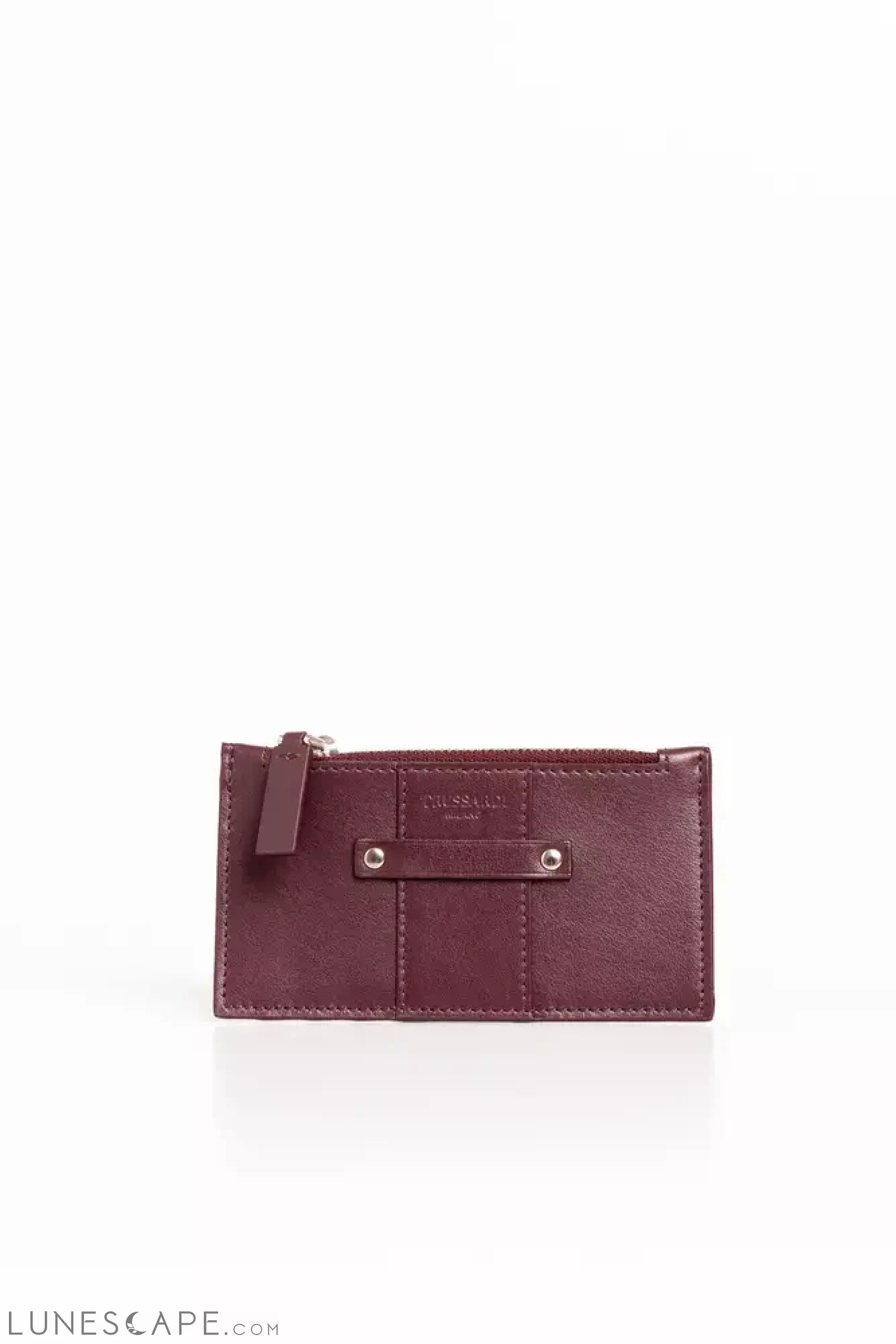 Trussardi Brown Leather Men Cardholder