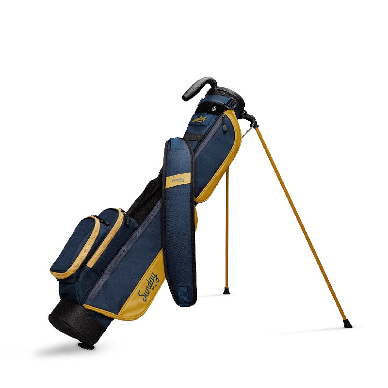 The Loma | Navy + Gold Par 3 Bag