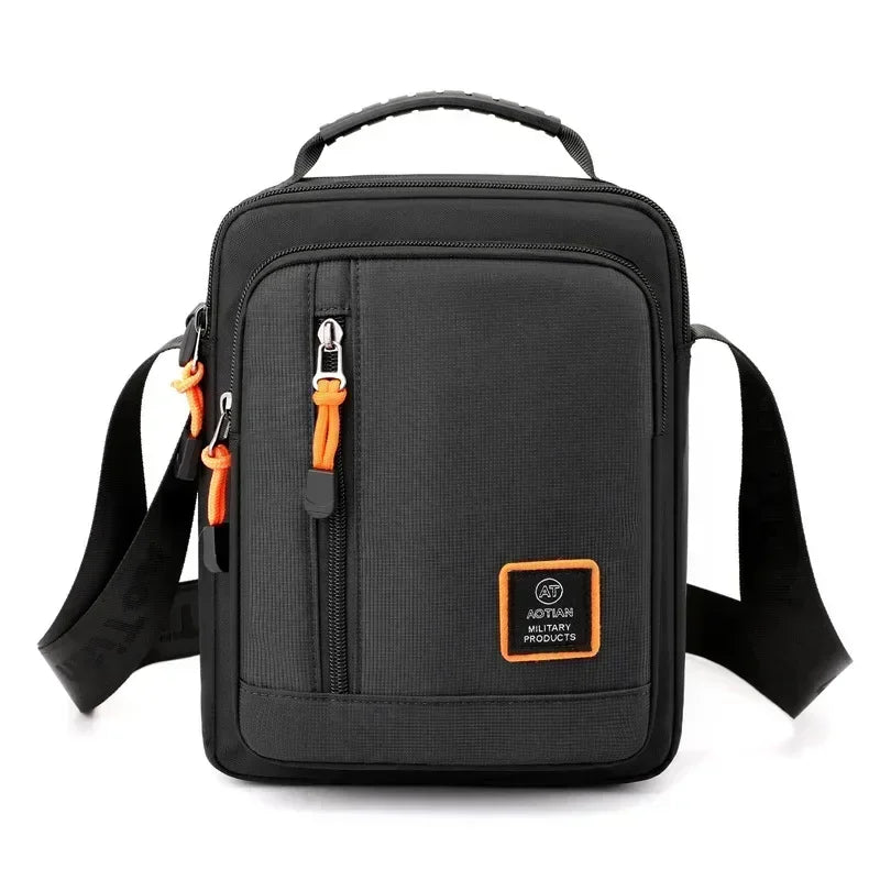 Compact High-Quality Nylon Men's Messenger Bag